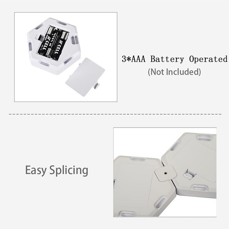 SET DE 3 LUCES DE LED COLORES CON MANDO