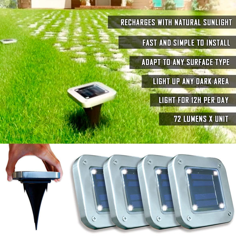 Luces solares led automáticas