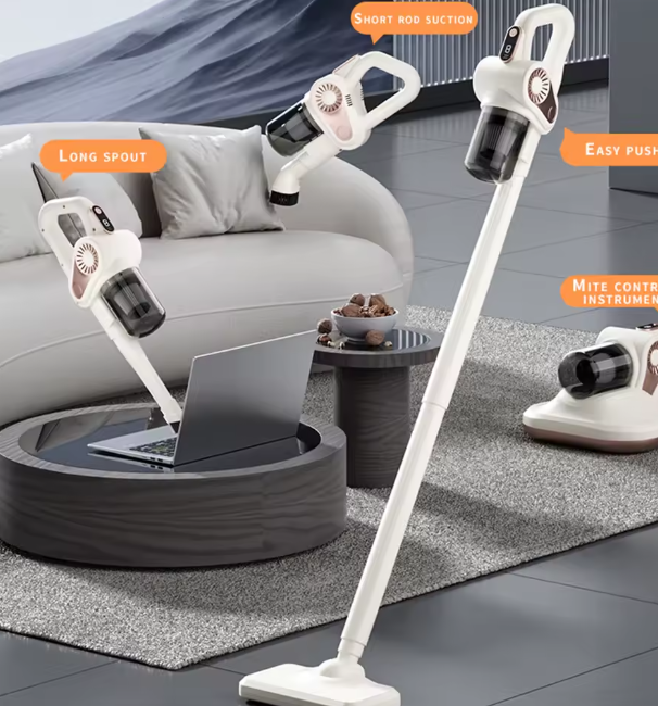 Aspiradora Inalámbrica de Mano 4 en 1 – Limpieza Inteligente con Succión Potente